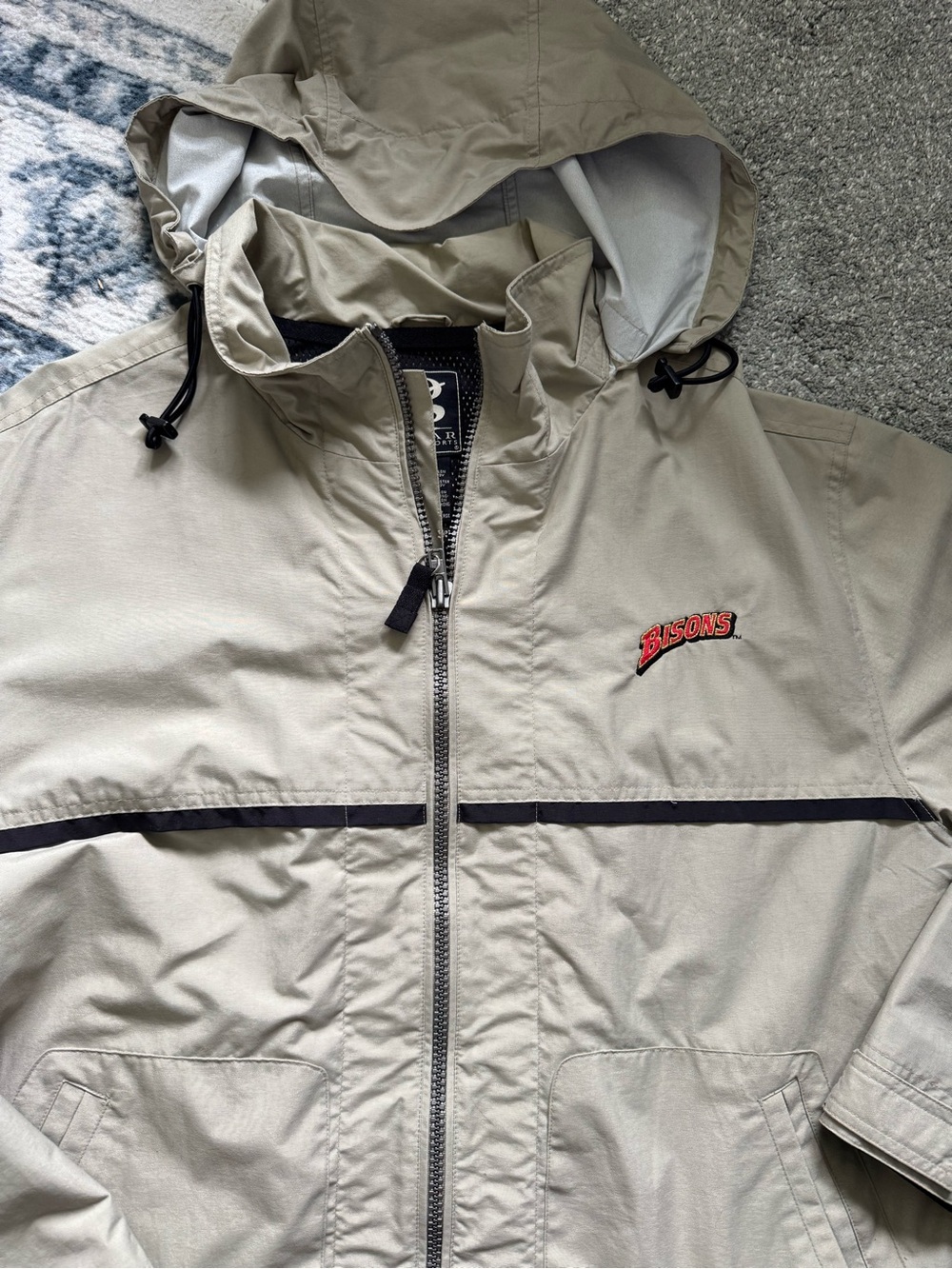 Buffalo Bisons Gear for Sports lightweight jacket, from 1990s Men’s Size Med.